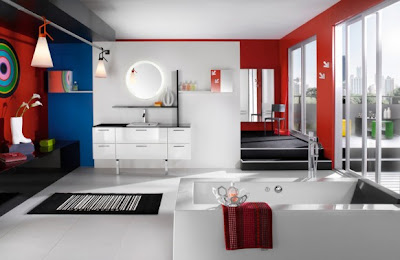 Bright colors for bathrooms