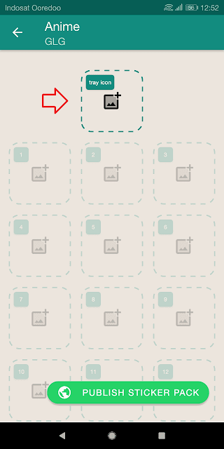 tray icon adalah tombol untuk menambah logo