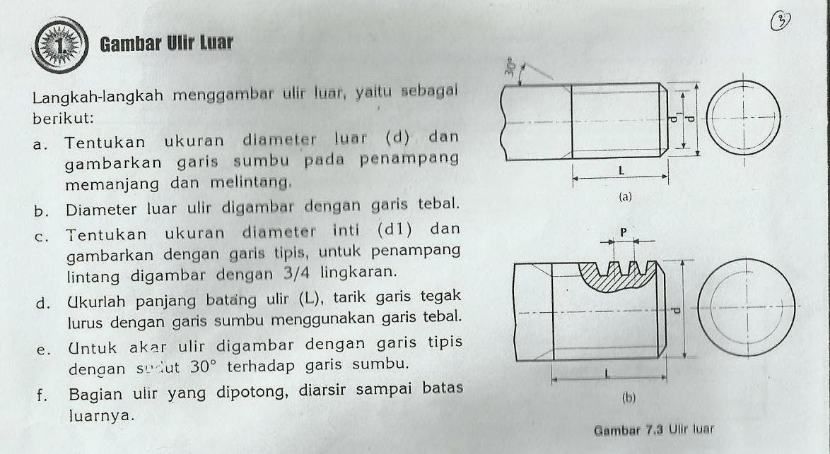 Pengertian ULIR  dan Bagiannya Tulisan Biru