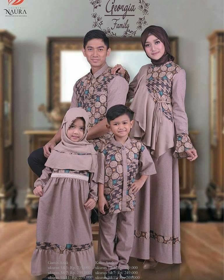 Gamis Keluarga Naura  Baju Muslim Terbaru 2019