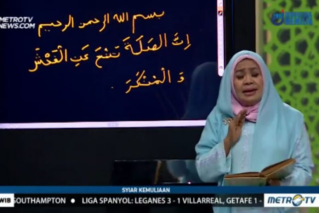 Kemenag: Ustazah Metro TV Salah Tulis Alquran
