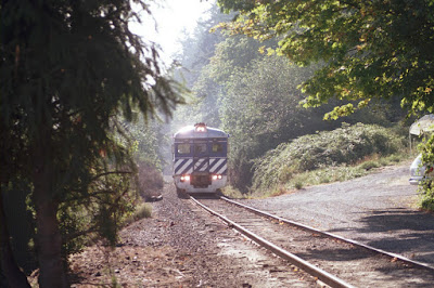 Lewis & Clark Explorer approaching Rainier, Oregon, in 2005