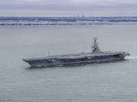 The US Navy’s newest and most advanced aircraft carrier just left port.