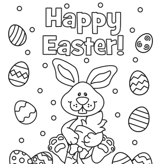 Easter Coloring Pages Eggs