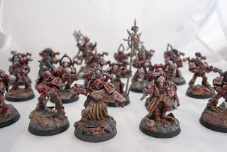 Word bearers chaos space marines including special weapons and champions