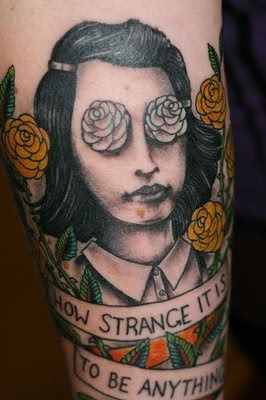 Tatuaje de Ana Frank