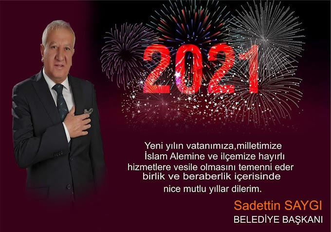 Bozkır Belediye Başkanı Sadettin Saygı'nın Yeni Yıl Mesajı