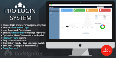 Script PHP - Pro Login User Management System V1.4