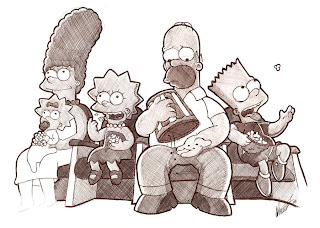 simpsons sketch