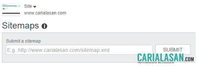 cara mudah menambahkan sitemap blog di bing
