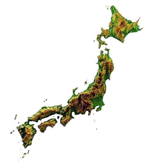 Japan Relief Map