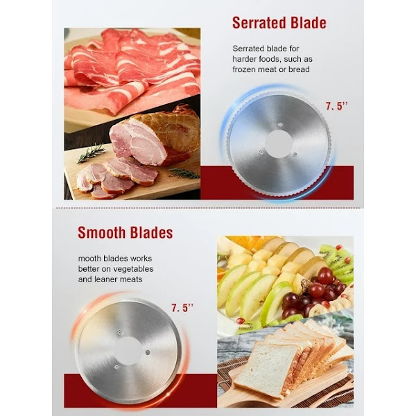 Meat Slicer Deli and Food Slicer for Home Use