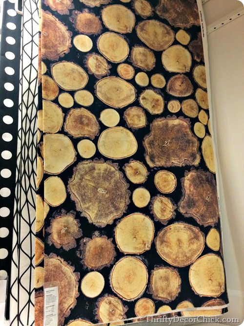 log fabric ikea