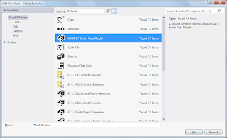 Adding ADO.NET Entity Framework 5 support in asp.net C#-VB.NET-WPF