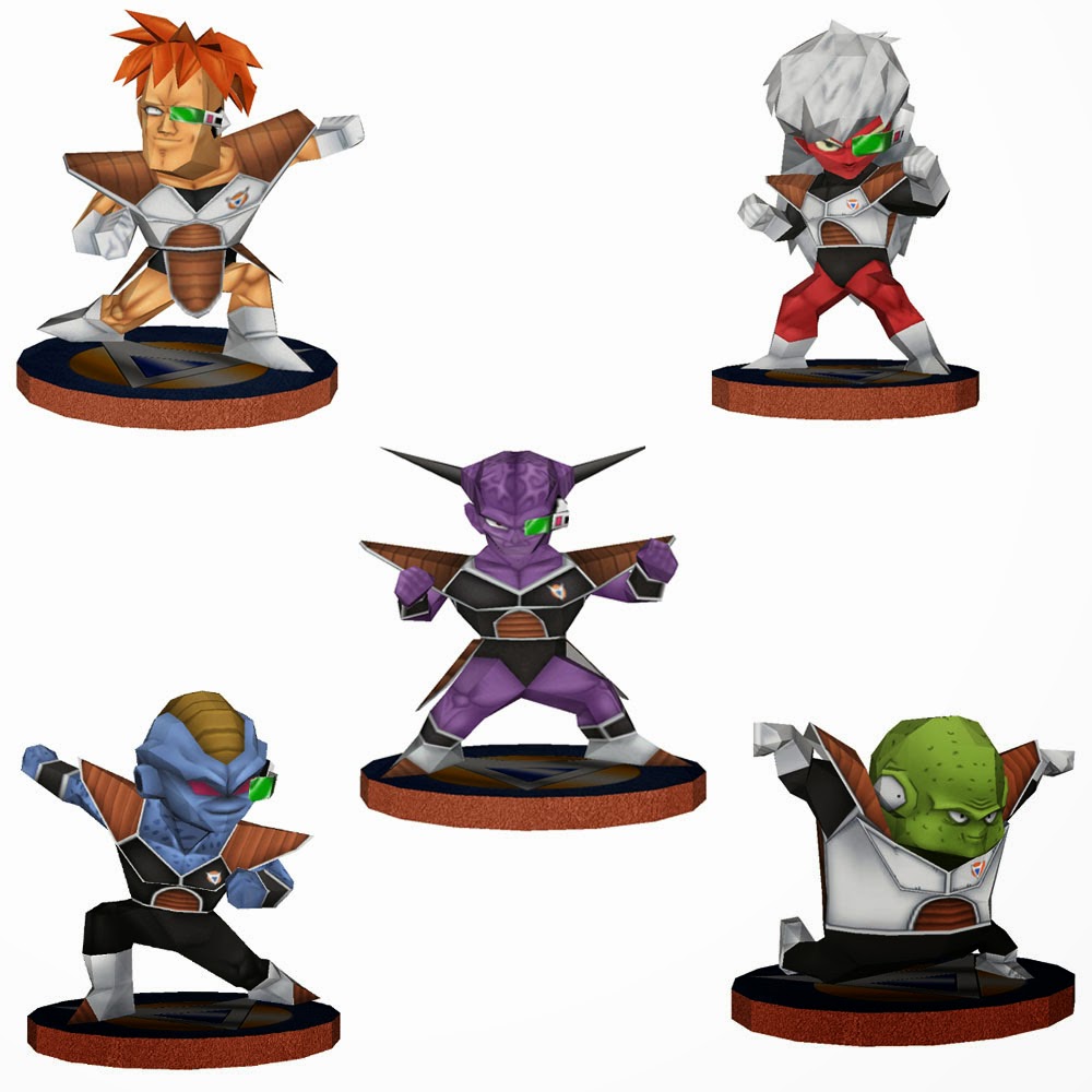 Ginyu Force Papercraft