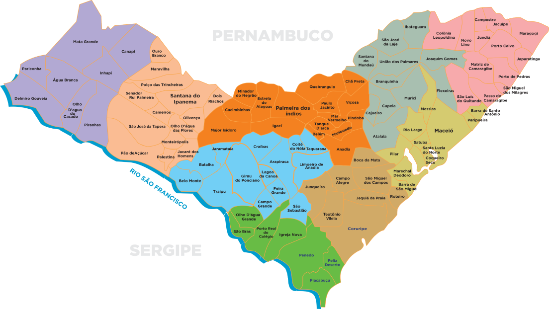 Regiões do Estado de Alagoas