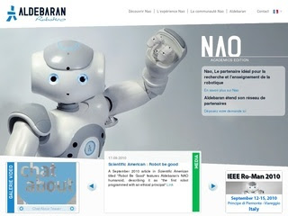 TOP2.service robots:  Aldebaran robotics (France)