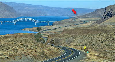 Vantage Bridge over the Columbia River.