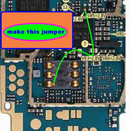 Nokia 1110 sim ic jumper