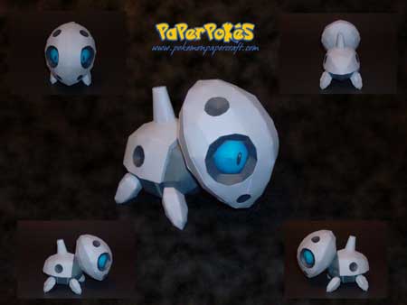 Pokemon Aron Papercraft