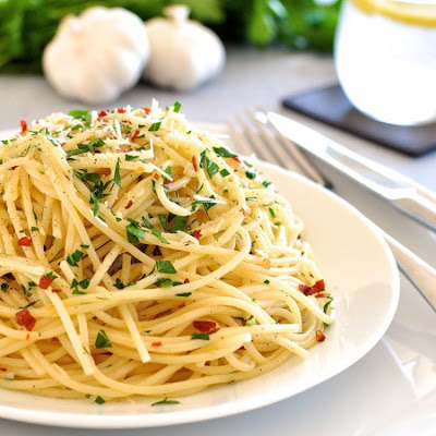 Resepi Spaghetti Aglio Olio Ringkas