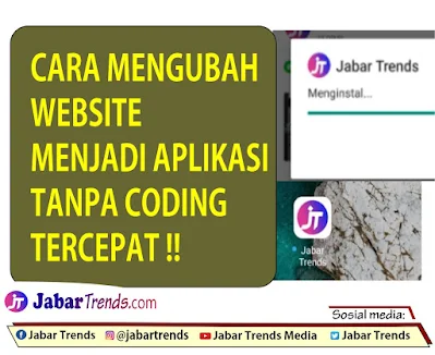 Cara Mengubah Situs Web Menjadi Aplikasi Android