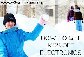 How to get kids off Electronics #parenting #family