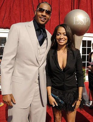 carmelo anthony and lala kids. carmelo anthony and lala 2009.