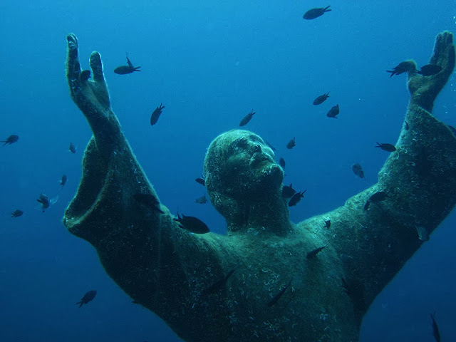 architecture, sea, statue, water, world, 