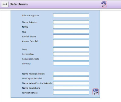 Data umum BOS 2016