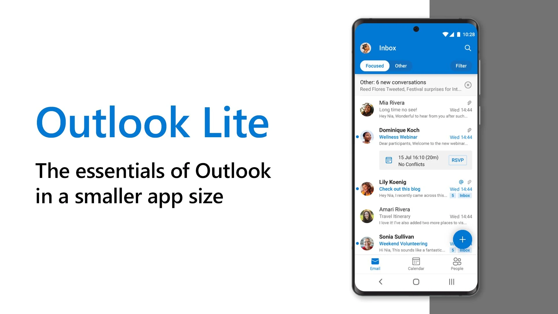 Download Microsoft Outlook Lite per Android