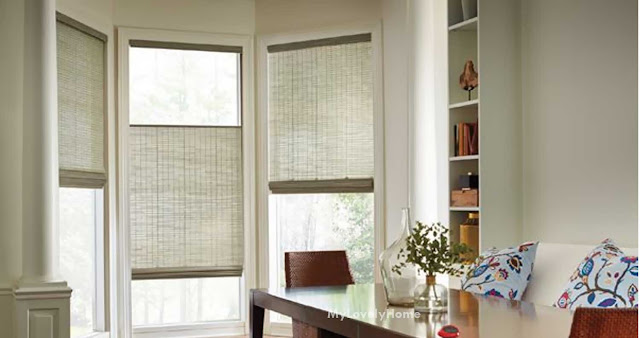 Bay Window Blind Picture wood