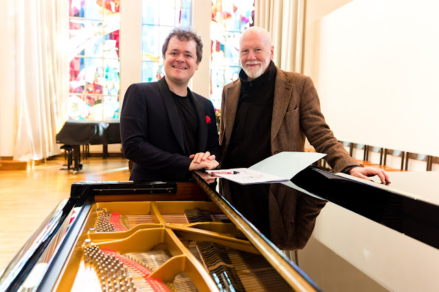 Benjamin Grosvenor & Brett Dean - Le Piano Symphonique at Lukaskirche, Lucerne (Photo: Philipp Schmidli für das Luzerner Sinfonieorchester)