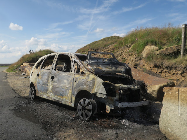Burnt out car. 19th July 2021