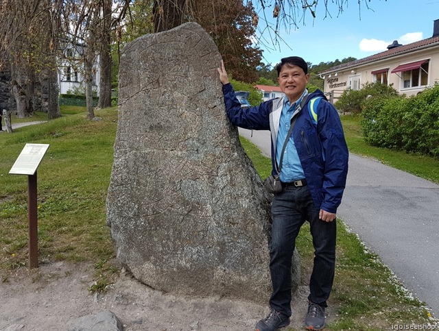 monumental stones put up in memory of the deceased family members during the Viking age.  