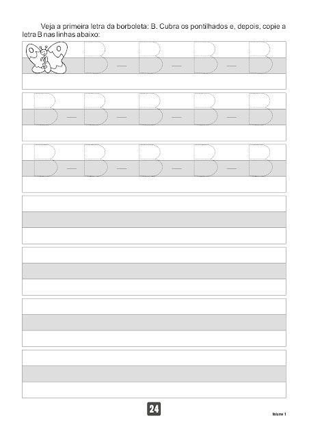 Caderno de Caligrafia