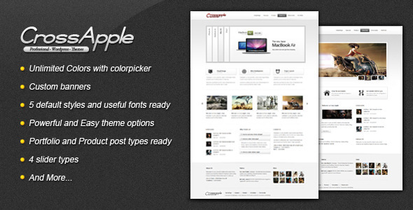 Cross Apple - Clean Business Wordpress Theme Free Download by ThemeForest.