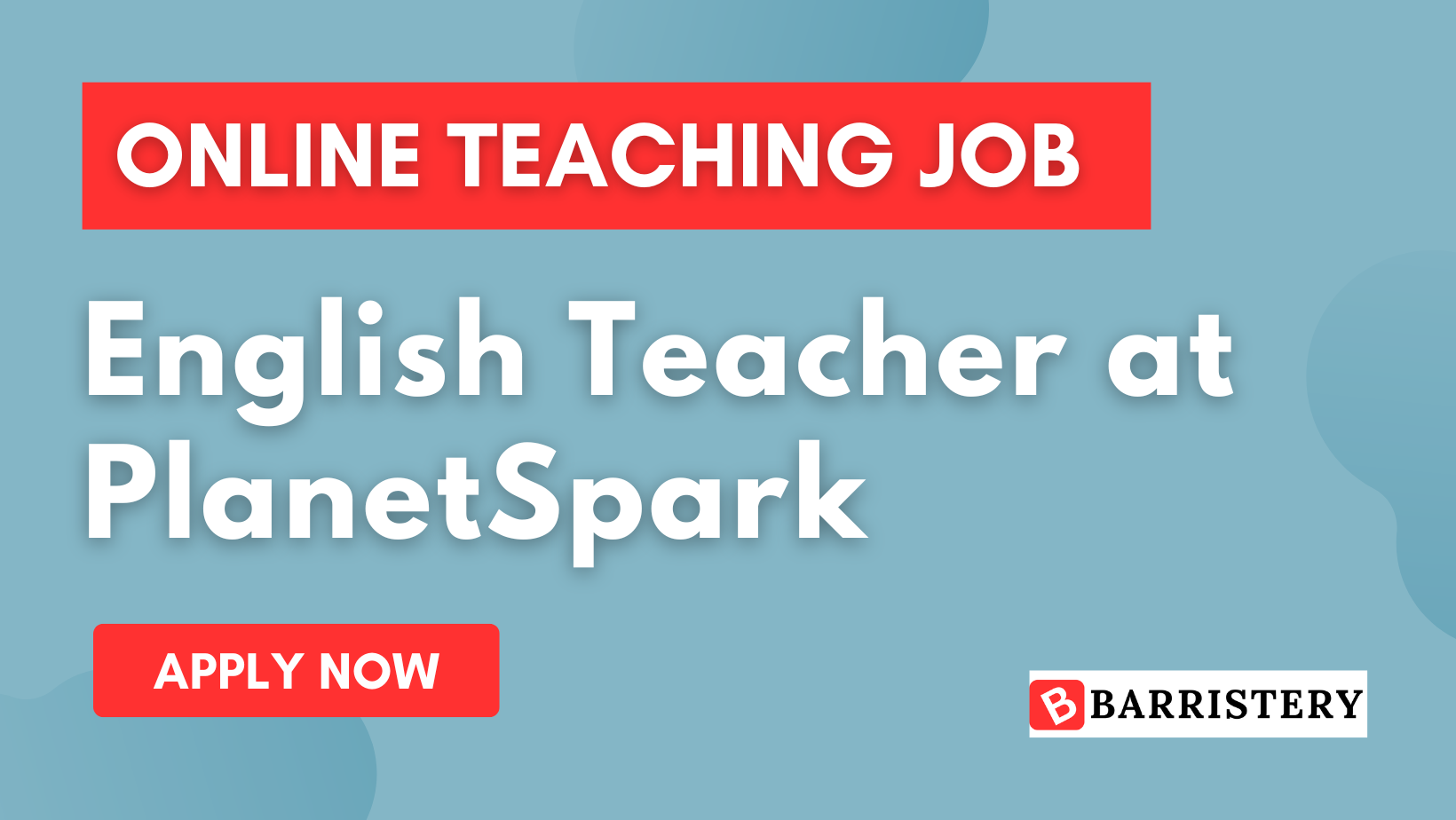 Online Teaching Job - English Teacher at PlanetSpark [Apply Now]