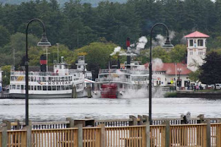 Minnie Ha Ha And The Mohican Steamboats At Lake George