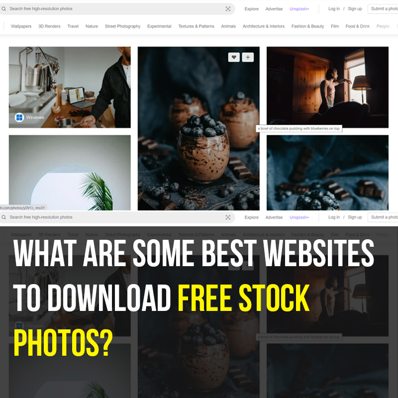 What are some best websites to download free stock photos?