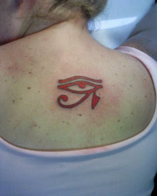 eye of horus tattoo. Eye of Horus (Red) [Source]