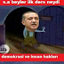 SA Beyler İlk Ders Neydi - Demokrasi ve İnsan Hakları