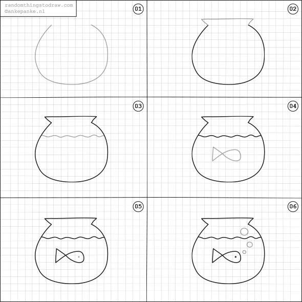 Learn to draw a fish for kids 2