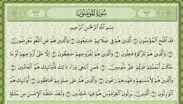 Tafsir Surat Al-Mu'minun ayat 1 dan 2