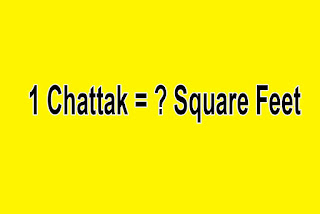 Chatak to Square Feet ( Sq Ft ) Converter