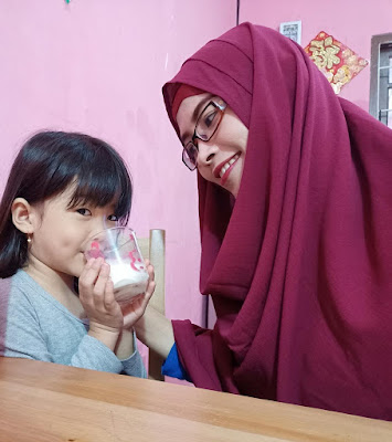 Anak rajin minum susu pertumbuhan