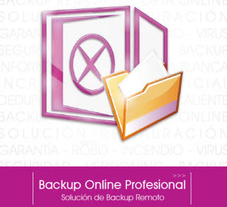 Backup, online, profesional, solucion, protección datos