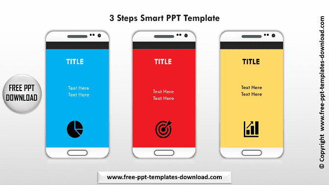 3 Steps Smart PPT Template Download