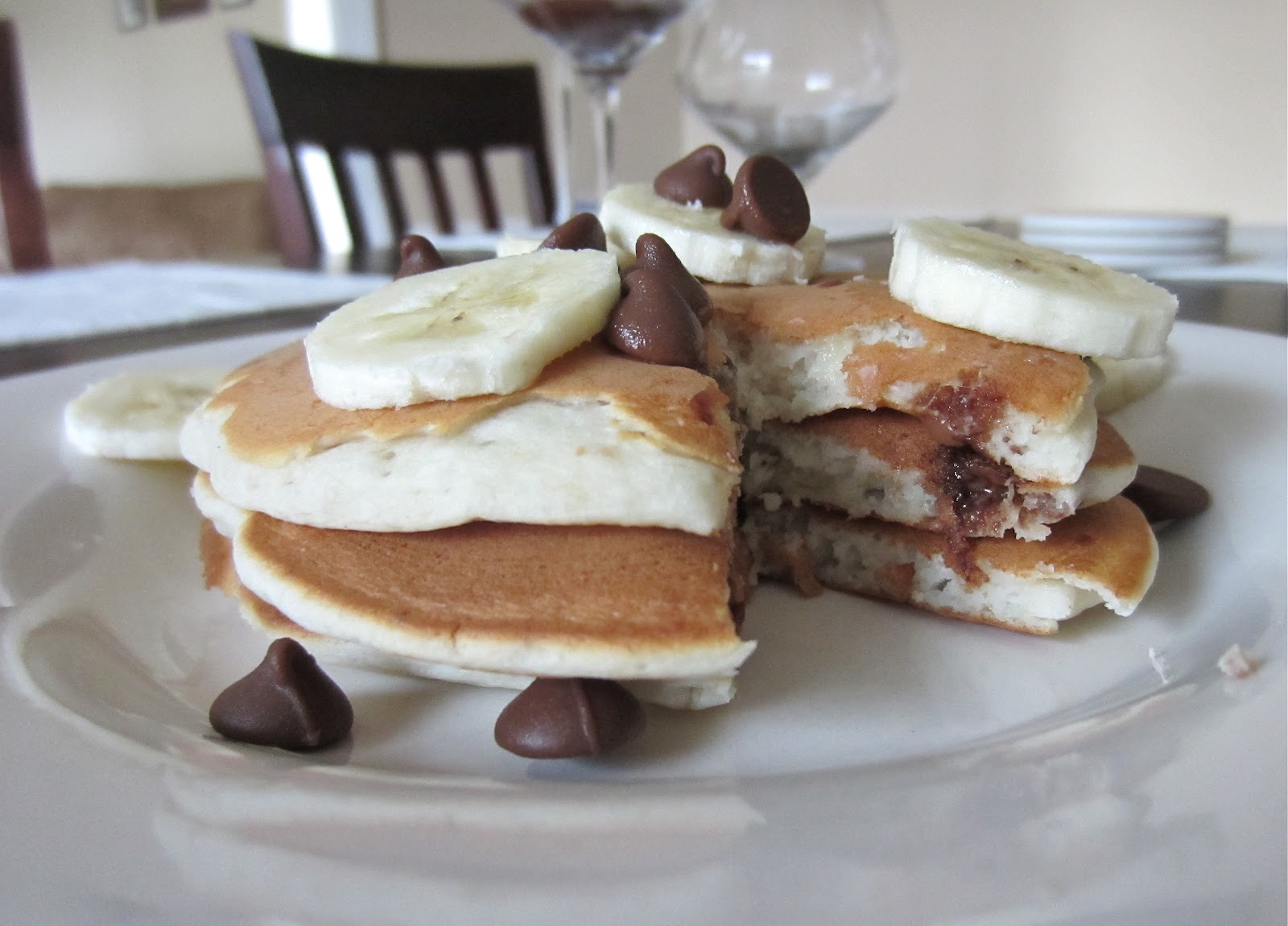 pancakes Blueberry  chocolate Chocolate Pancakes: Chip to Banana Flax and how bisquick Pancakes Pancakes make