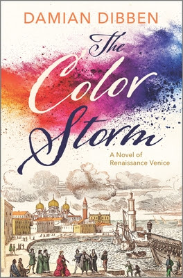 book cover of historical fiction novel The Color Storm by Damian Dibben